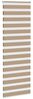 vidaXL Doppelrollo Sandbraun 80x230 cm Stoffbreite 75,9 cm Polyester 4014595 Bild 3