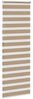 vidaXL Doppelrollo Sandbraun 80x230 cm Stoffbreite 75,9 cm Polyester 4014595 Bild 4