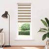 vidaXL Doppelrollo Sandbraun 80x230 cm Stoffbreite 75,9 cm Polyester 4014595 Bild 2