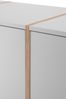 Kommode Hanno in grau und Hickory Walnuss 125 cm Bild 3