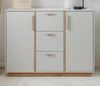 Kommode Hanno in grau und Hickory Walnuss 125 cm Bild 2