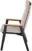 Cortina Move Sessel, natur Alu, Rope, Armlehnen Teak Bild 3