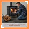 Relaxdays Modernes Kaminholzregal in U-Form Bild 3