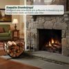 Relaxdays Modernes Kaminholzregal in U-Form Bild 2