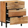 vidaXL Bettschrank Braun 50 x 33 x 62 cm Massivholz Akazie 4017765 Bild 2