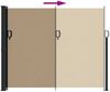 vidaXL Seitenmarkise Ausziehbar Taupe 170x300 cm 4004334 Bild 5