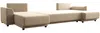 Vente-unique - NESSARO Sofa Stoff Beige - B 149 cm x H 80 cm x L 311 cm Bild 4