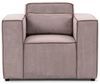 Sessel Designersessel WALDO in Stoff Poso Altrosa Bild 2