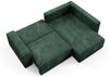 Ecksofa mit Schlaffunktion NATALIA XL in Stoff Tilia Grün Ottomane Rechts Bild 5