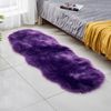 BTTO TEPP Hochflor-Teppich Fellteppich,Kunstfell,Weich,Hochflor Shaggy Teppiche,Florlänge 60mm, 60cm*180cm, 12 Farben, für Wohnzimmer,Schlafzimmer Bild 4