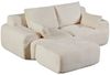 Leawin Sofa 2-Sitzer Sofa ohne Montage, Cordstoff, ergonomisch & platzsparend, Modulares Sofa mit 32D Polsterung für Wohnzimmer & kleine Räume Bild 5
