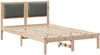 vidaXL Bettrahmen Dunkelgrau 120 x 190 cm Massives Kiefernholz 878135 Bild 2
