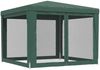 vidaXL Partyzelt mit 4 Mesh-Seitenwänden Grün 3x3 m HDPE 319228 Bild 5