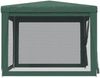 vidaXL Partyzelt mit 4 Mesh-Seitenwänden Grün 3x3 m HDPE 319228 Bild 4