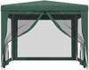 vidaXL Partyzelt mit 4 Mesh-Seitenwänden Grün 3x3 m HDPE 319228 Bild 3