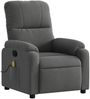 vidaXL Massage-Relaxsessel, dunkelgrau, Mikrofaserstoff 3206129 Bild 3