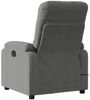 vidaXL Massage-Relaxsessel, dunkelgrau, Mikrofaserstoff 3206129 Bild 4