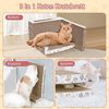 nobleza Kratzpappe Katze Kratzbrett Kratzpappe für Katzen 3 in 1 mit Katzenminze Bild 3