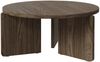 Selsey 'Preffines' Couchtisch rund, Holzoptik Nussbaum Wisconsin, ca. 41 x 89 x 89 cm Bild 3