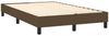 Boxspringbett mit Matratze & LED Stoff Dunkelbraun 120x200 cm, Härtegrad: H2 [3133304] Bild 5
