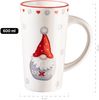 Weihnachtstassen 4er Set 60 cl, Weihnachtsgeschirr Tassen als Kaffeetassen, Glühweintassen oder Punschtassen für Weihnachten Bild 2