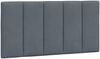 vidaXL Bett mit Matratze "Hanko" Dunkelgrau 100x200 cm Samt 3208581 Bild 5