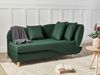Chaiselongue Leinenoptik grün mit Bettkasten rechtsseitig MERI II Bild 3