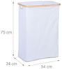 Relaxdays Wäschekorb mit Deckel 105 l Bild 5