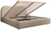 Compleo Polsterbett Boucle ROSI, mit Bettkasten und Lattenrost, Doppelbett Bild 3