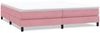 vidaXL Boxspringbett ohne Matratze Rosa 200x210 cm Samt 3315848 Bild 2