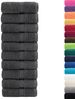 vidaXL Premium-Waschtücher SOLUND 50 Stk. Anthrazit 30x30 cm 600 g/m² 137151 Bild 2