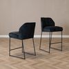 Bronx71 Barhocker Stoff Jelle schwarz 82 cm Bild 3
