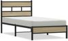 vidaXL Bettgestell ohne Matratze Sonoma-Eiche 75x190 cm Holzwerkstoff 4017244 Bild 2