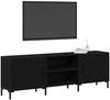 vidaXL TV-Schrankset Schwarz Eichen-Optik 150 x 30 x 50 cm 862962 Bild 3