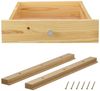 4x Schubladen für Europaletten-Möbeln DIY-Set Holz [en. casa] Bild 3