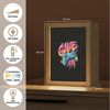 OnlyWow Nachttischlampe Lightbox Illustration - Graffiti - Farbenfroh - Controller - Jungen, Dimmbar, Farbwechsel, LED, Warmweiß, Kaltweiß, Neutralweiß Einstellbar, Nachtlicht, Kinder- und Babyzimmer, Dimmbar, mit Kabel, Tischleuchte Bild 2