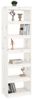 vidaXL Bücherregal/Raumteiler Weiß 60x30x199,5 cm Massivholz Kiefer 808179 Bild 3
