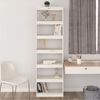 vidaXL Bücherregal/Raumteiler Weiß 60x30x199,5 cm Massivholz Kiefer 808179 Bild 4