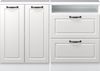 Dachschrägenschrank-Set Rion Weiß Landhaus/Weiß 2er Set Vicco Bild 5