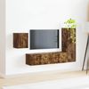 vidaXL TV-Schrankset 4 pcs Geräucherte Eiche Holzwerkstoff 3409002 Bild 4