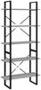 vidaXL Bücherregal 5 Fächer Grau Sonoma-Eiche 80x30x175 Holzwerkstoff 3114017 Bild 2