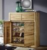 Schuhschrank 100x111cm 'Bayreuth' Wildeiche massiv Bild 2
