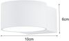 2er SET LED Wandlampen Weiß mit Up and Down Licht, Ø 10,5cm Bild 3