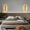 ZMH LED Wandleuchte Innen Wandlampe - 12W Treppenhauslampe 41cm Gold Flurlampe Modern Design 3000K Warmweiß Minimalistische Wandbeleuchtung für Schlafzimmer Wohnzimmer Flur Treppenhaus Küche Bild 5