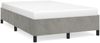vidaXL Bettgestell ohne Matratze Hellgrau 120x190 cm Samt 3269651 Bild 2