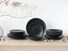 Lava Stone Schwarz, Tellerset 18-tlg (mo) Bild 3