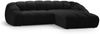 Micadoni Ecksofa Diana 4-Sitzer Rechts Samt Schwarz Bild 2