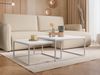 Im Set zwei Couchtische Dakenti Cashmere (Farbe: Cashmere / Bianco Marmor) Bild 2