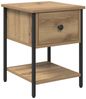 vidaXL Nachttisch Artisan-Eiche 34 x 35,5 x 45 cm Holzwerkstoff 881802 Bild 2