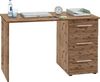 VOGL Möbelfabrik Schreibtisch Tobi, wahlweise mit 3 Schubkästen oder 1 Schubkasten/1 Tür, optional mit Tastaturauszug, Breite 115 cm Bild 2
